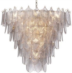 Casa Padrino lustre de luxe laiton / gris Ø 82 x H. 69 cm - Lustre Noble Hotel & Restaurant - Qualité de Luxe