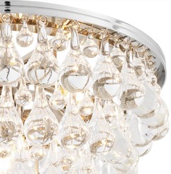 Luxus Glas Kronleuchter Silber Runder Kronleuchter Designer Kronleuchter Luxury Glass Chandelier Silver Round Chandelier Designer Chandelier