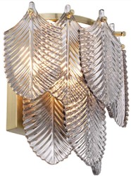 Casa Padrino applique murale de luxe laiton / gris 27,5 x 17 x H. 26 cm - Applique Murale Noble Hotel & Restaurant - Qualité de Luxe

