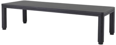 Casa Padrino tavolo da pranzo di lusso grigio antracite 300 x 115 x A. 76 cm - Tavolo da cucina in legno massello - Tavolo da pranzo rettangolare - Mobili da pranzo di lusso