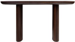 Luxus Massivholz Eukalyptus Furnier Konsole Konsolentisch Dunkelbraun Luxury Solid Wood Eucalyptus Veneer Console Table Dark Brown