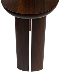 Luxus Massivholz Eukalyptus Furnier Konsole Konsolentisch Dunkelbraun Luxury Solid Wood Eucalyptus Veneer Console Table Dark Brown