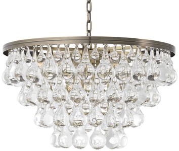 Casa Padrino Luxus Glas Kronleuchter Messingfarben Ø 65 x H. 41 cm - Edler Wohnzimmer Kronleuchter - Luxus Qualität
