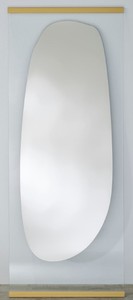 Casa Padrino Designer Spiegel Gold 71 x H. 178 cm - Eleganter Wandspiegel - Luxus Kollektion