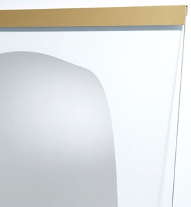 Casa Padrino Designer Spiegel Gold 71 x H. 178 cm - Eleganter Wandspiegel - Luxus Kollektion