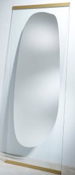 Casa Padrino specchio di design oro 71 x A. 178 cm - Elegante specchio da parete - Collezione di Lusso