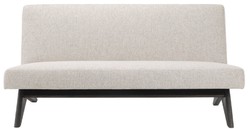 Casa Padrino canapé de luxe naturel / marron 152 x 81 x H. 75 cm - Canapé de salon - Meubles de salon de luxe