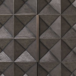 Luxus Sideboard Schrank mit 4 Türen und 3D Effekt Mokkafarben Bronze Luxury Sideboard Cabinet with 4 Doors and 3D Effect Mocha Bronze