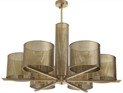 Luxus Metall Wohnzimmer Kronleuchter Antik Messing Luxury Metal Living Room Chandelier Antique Brass