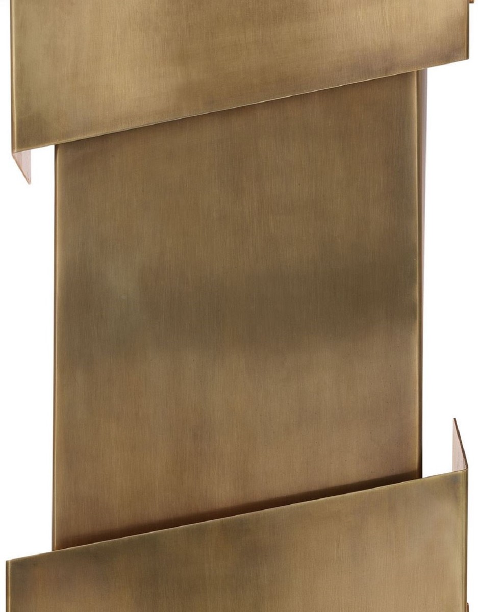 Casa Padrino designer wall lamp vintage brass 23 x 12 x H. 64.5 cm - Modern wall light - Luxury Quality
