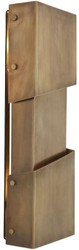 Casa Padrino designer wall lamp vintage brass 23 x 12 x H. 64.5 cm - Modern wall light - Luxury Quality
