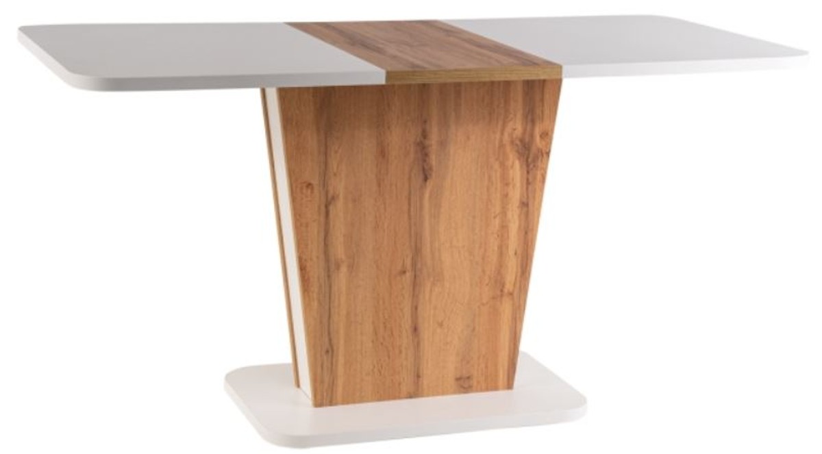 Casa Padrino Designer Esstisch 110-145 x 68,6 x H. 76 cm - Verschiedene Farben - Moderner Ausziehbarer Küchentisch - Esszimmer Möbel