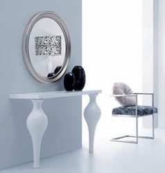 Casa Padrino neoclassical console white high gloss 121 x 39.8 x H. 75.5 cm - Solid wood console table - Furniture in neoclassical style