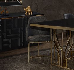 Luxus Esszimmer Set Luxus Esstisch mit 6 Stühlen Luxus Esszimmer Möbel Luxury Dining Room Set Luxury Dining Table with 6 Chairs Luxury Dining Room Furniture