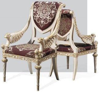 Casa Padrino conjunto de sillas de comedor barrocos de lujo púrpura / plata / blanco / oro 62 x 74 x H. 103 cm - Sillas de cocina magnífica de 4 - Muebles de castillo restaurante hotel - Calidad de lujo