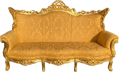 Casa Padrino Barock Sofa Antik Stil Baroque Flower Pattern Gold Lounge Sofa Couch Wohnzimmer Living Room Interior Furniture Möbel Einrichtung Casa Padrino Barock Sofa Antik Stil Baroque Flower Pattern Gold Lounge Sofa Couch Wohnzimmer Living Room Interior Furniture Möbel Einrichtung