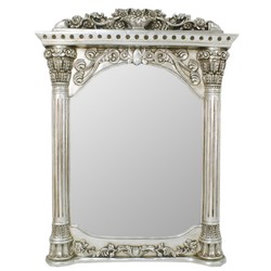 Casa Padrino Barock Spiegel Silber Antik Stil Prunkspiegel Wandspiegel Mirror Wall Rokoko Baroque Furniture Interior Silver Schloss Einrichtung Casa Padrino Barock Spiegel Silber Antik Stil Prunkspiegel Wandspiegel Mirror Wall Rokoko Baroque Furniture Interior Silver Schloss Einrichtung