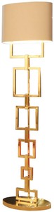 Vergoldete Luxus Designer Messing Stehleuchte Gold Elfenbein Gilded Luxury Designer Brass Floor Lamp Gold Ivory