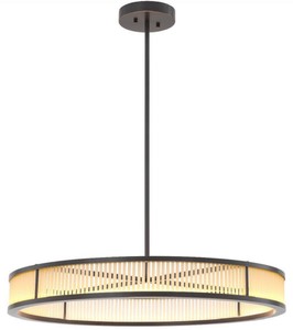 Luxus LED Wohnzimmer Kronleuchter Bronze Weiß Luxury LED Living Room Chandelier Bronze White
