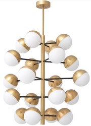 Luxus Wohnzimmer Hotel Kronleuchter Antik Messing Weiß Luxury Halogen Living Room Hotel Chandelier Antique Brass White