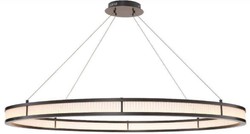 Luxus LED Wohnzimmer Kronleuchter Bronze Weiß Luxury LED Living Room Chandelier Bronze White