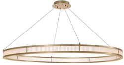 Luxus LED Wohnzimmer Kronleuchter Antik Messing Weiß Luxury LED Living Room Chandelier Antique Brass White