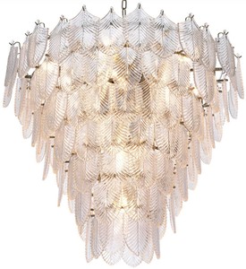 Casa Padrino lustre de luxe argent Ø 82 x H. 69 cm - Lustre Noble Hotel & Restaurant - Qualité de Luxe