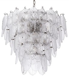 Casa Padrino lámpara de araña de lujo plata Ø 62 x A. 53 cm - Lámpara de araña de hotel y restaurante noble - Calidad de Lujo