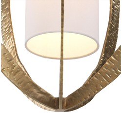 Luxus Designer Metall Kronleuchter Messing Weiß Luxury Designer Metal Chandelier Brass White
