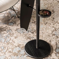 Casa Padrino miroir sur pied de luxe noir 36 x H. 180 cm - Miroir de Chambre - Miroir d'Hôtel - Miroir de Boutique - Qualité de Luxe - Fabriqué en Italie