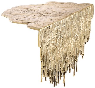Casa Padrino oggetto decorativo da tavola di design ottone 44,5 x 24 x A. 5 cm - Scrivania Deco - Accessori Deco - Collezione di Lusso