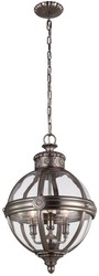 Runder Luxus Kronleuchter im Viktorianischen Stil Antik Silber Round Luxury Chandelier in Victorian Style Antique Silver