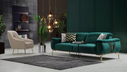 Casa Padrino fauteuil de luxe beige / or 58 x 80 x H. 94 cm - Fauteuil de salon avec motif élégant - Meubles de Salon