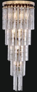 Casa Padrino lámpara de pared LED barroco de lujo oro 30 x 30 x A. 80 cm - Lámpara de pared en estilo barroco - Noble y Magnífica