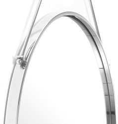 Luxus Designer Edelstahl Spiegel Wandspiegel Silber Luxury Designer Stainless Steel Mirror Wall Mirror Silver