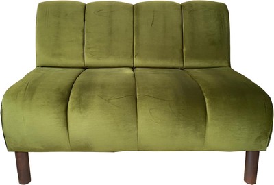 Casa Padrino Canapé de Luxe Old Green 121 x 75 x H. 87 cm - Sofa de Salon en Velours Noble Casa Padrino Canapé de Luxe Old Green 121 x 75 x H. 87 cm - Sofa de Salon en Velours Noble