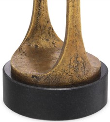 Luxus Designer Kerzenhalter Kerzenständer Vintage Messing Schwarz Luxury Designer Candle Holder Candlestick Vintage Brass Black