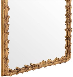 Casa Padrino espejo de lujo oro antiguo 92,5 x 7 x A. 245,5 cm - Espejo de pared de caoba - Espejo de cuerpo entero - Espejo de guardarropa - Colección de Lujo