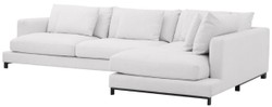 Luxus Wohnzimmer Hotel Sofa Ecksofa Weiß Schwarz Luxury Living Room Hotel Sofa Corner Sofa White Black