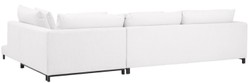 Luxus Wohnzimmer Hotel Sofa Ecksofa Weiß Schwarz Luxury Living Room Hotel Sofa Corner Sofa White Black