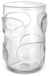 Casa Padrino luxury decorative glass vase Ø 23 x H. 34 cm - Elegant hand blown flower vase - Luxury Collection