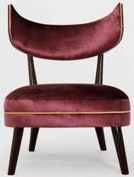 Luxus Art Deco Lounge Salon Wohnzimmer Sessel Lila Luxury Art Deco Lounge Parlor Living Room Armchair Purple