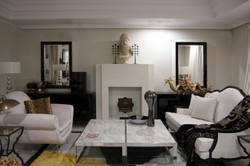 Casa Padrino luxury baroque sofa white / black 185 x 95 x H. 111 cm - Living room sofa with decorative pillows - Noble baroque furniture