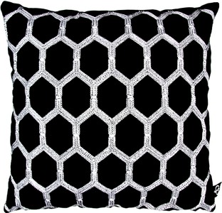 Casa Padrino Luxus Kissen Schwarz Weiß Luxury Pillow Cushion Black White Casa Padrino Luxus Kissen Schwarz Weiß Luxury Pillow Cushion Black White