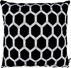 Casa Padrino Luxus Kissen Schwarz Weiß Luxury Pillow Cushion Black White Casa Padrino Luxus Kissen Schwarz Weiß Luxury Pillow Cushion Black White