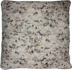 Casa Padrino almohada de hotel de lujo gris plateado / negro / dorado 50 x H. 50 cm - colección hotel