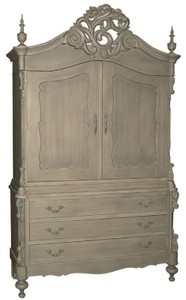Luxus Landhausstil Massivholz Küchenschrank Grau Luxury Country Style Solid Wood Kitchen Cabinet Gray