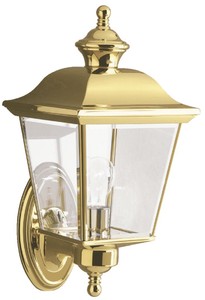 Casa Padrino lampada da parete per esterno Art Nouveau oro 17,8 x 19,7 x A. 39,3 cm - Lampada da esterno per terrazza da giardino con balcone nostalgico - Luci da esterno nostalgico