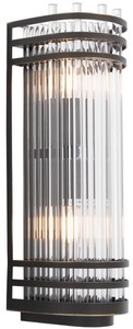 Casa Padrino lámpara de pared de lujo bronce 12 x 12,5 x A. 38 cm - Elegante aplique de metal con pantalla de vidrio - Colección de Lujo