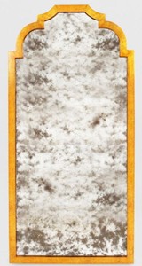 Casa Padrino Baroque Wall Mirror Gold 70 x 3 x H. 145 cm - Elegant Baroque Mirror with Antique Mirror Glass - Baroque Furniture